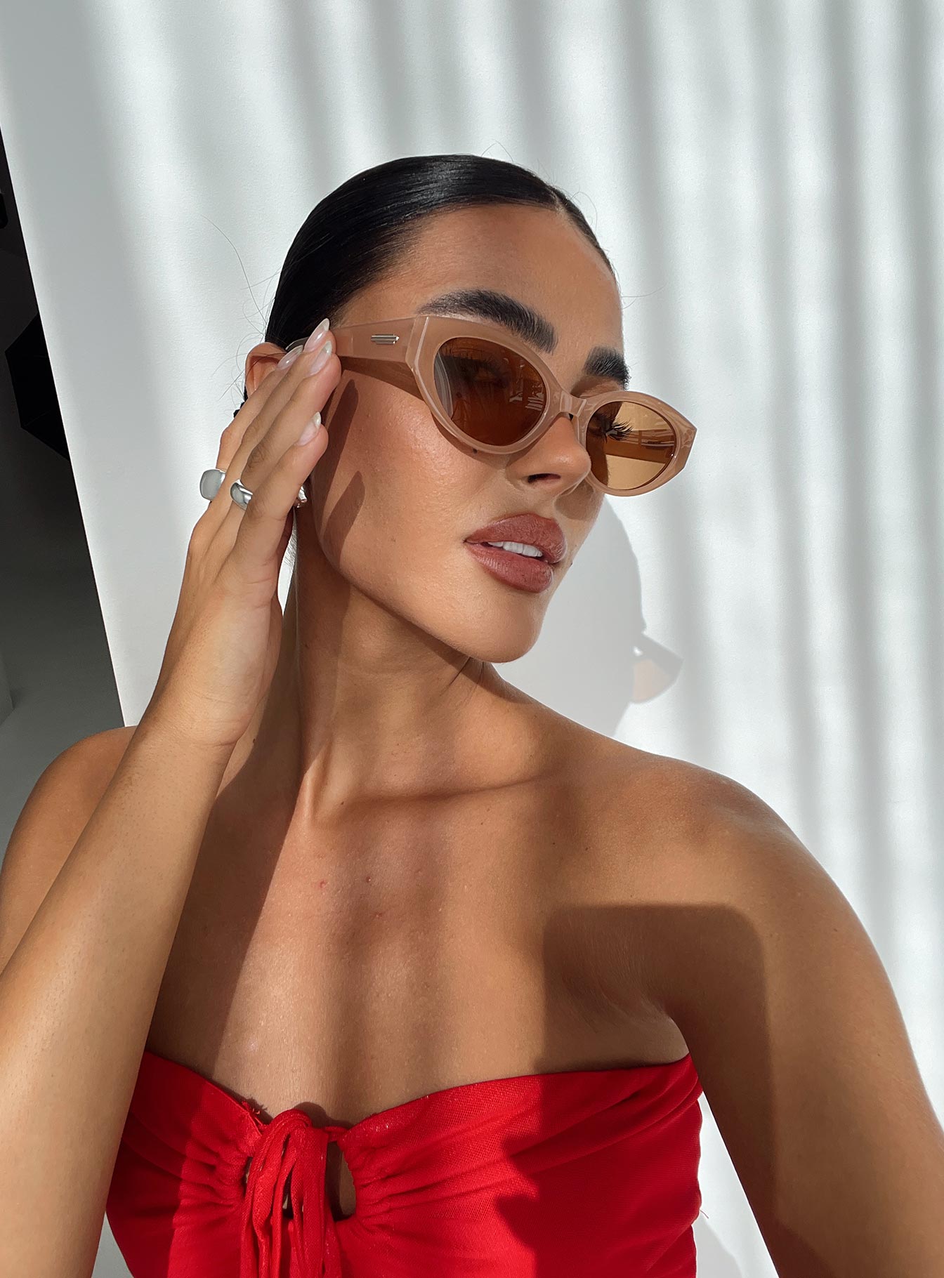 Fire For You Sunglasses Brown、mySite、solidvoid