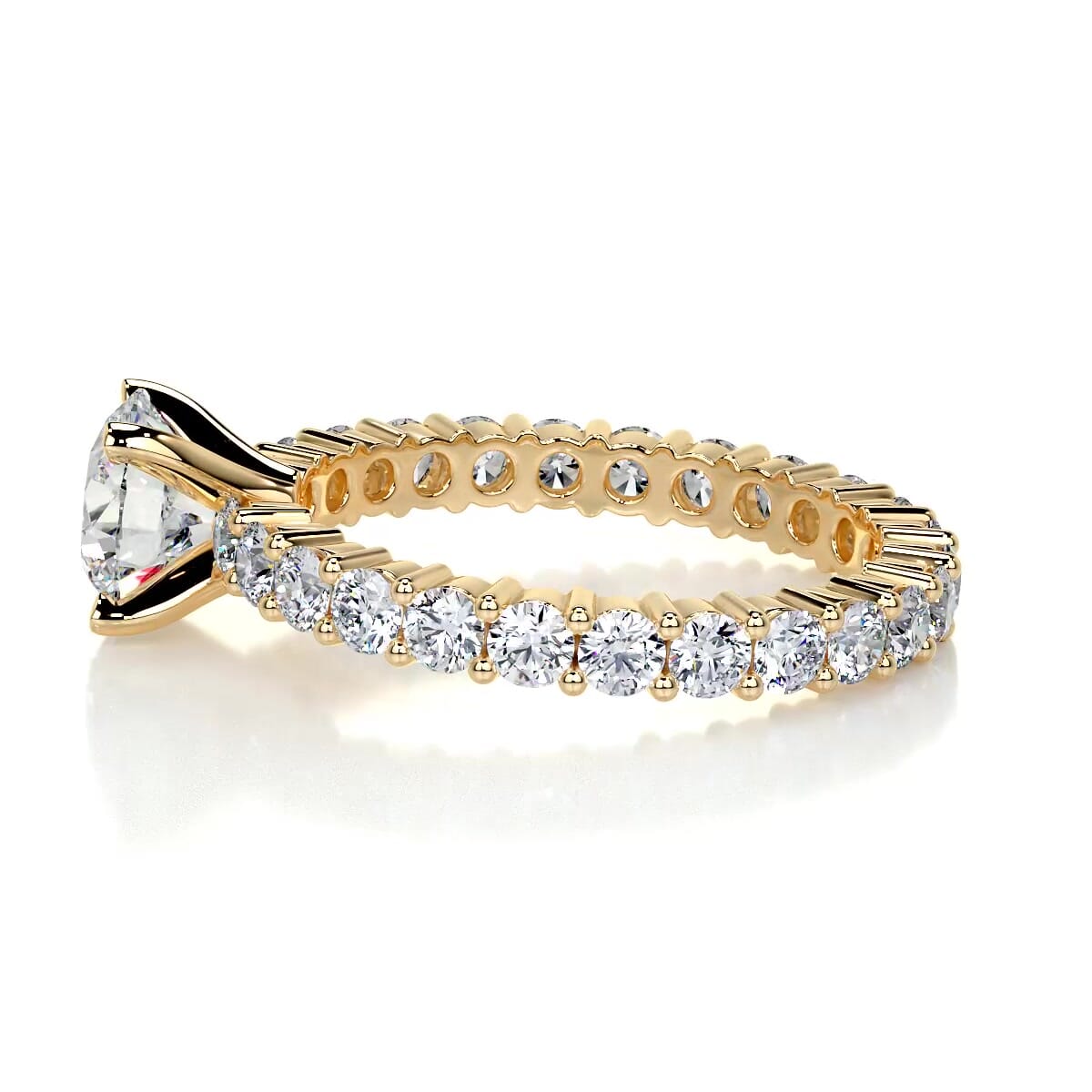 Jenna Lab Grown Diamond Ring -18K Yellow Gold、mySite、hinf8tx79