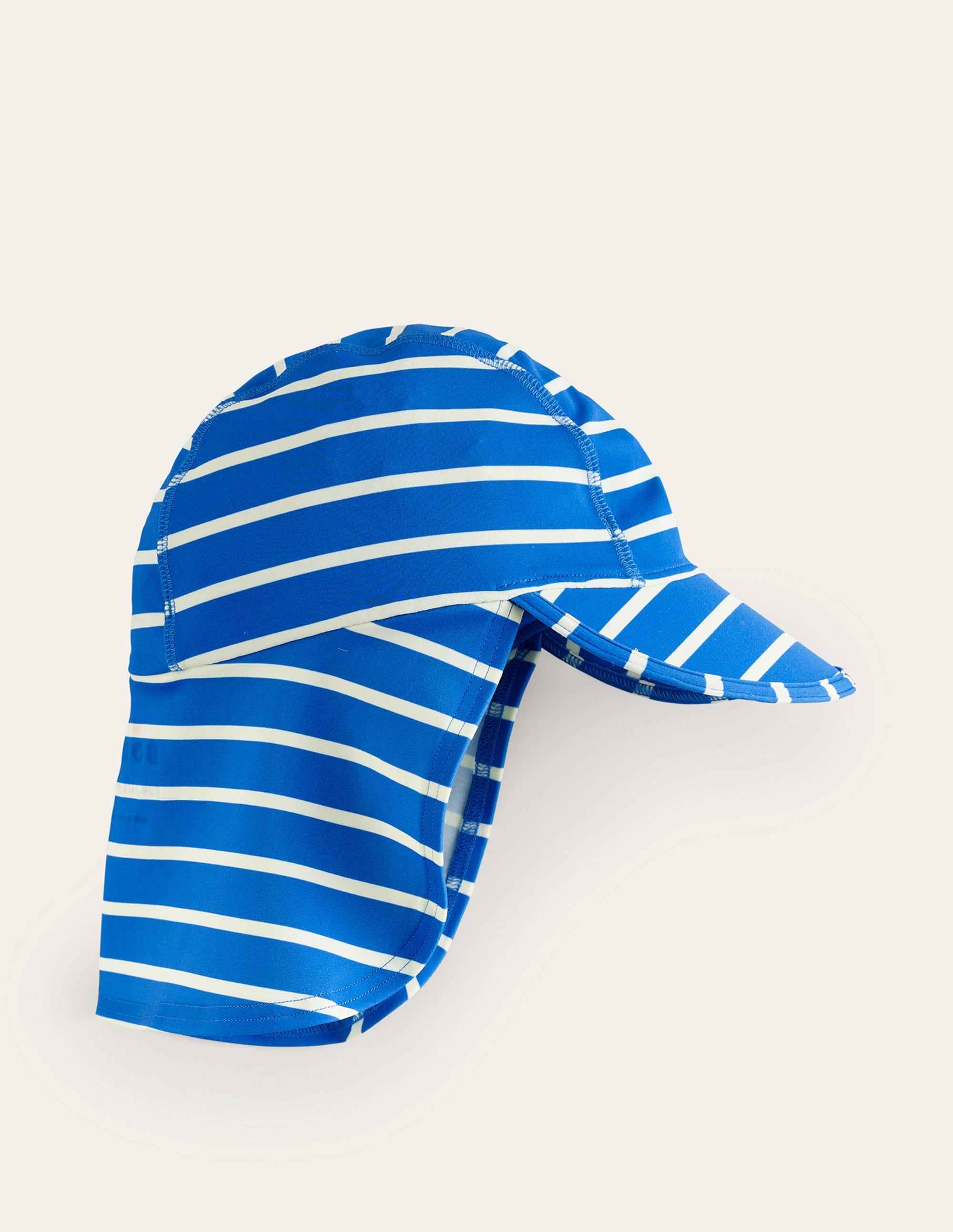  Sun Safe Swim Hat-Blue Stripe、mySite、ashleygrahame