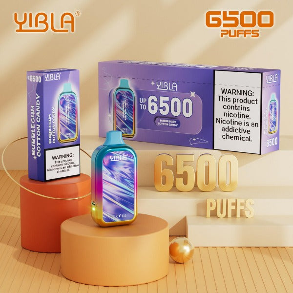 Yibla 6500 Puffs Disposable Vape 18mL 10 Pack、mySite、zt4zffjzw
