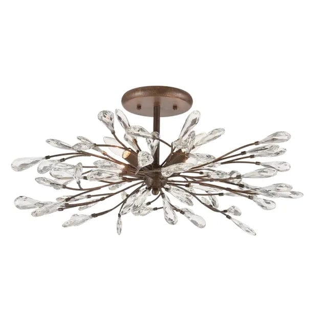 Crislett Multi-Light Semi Flush Mount Ceiling Light、mySite、g9winljtr