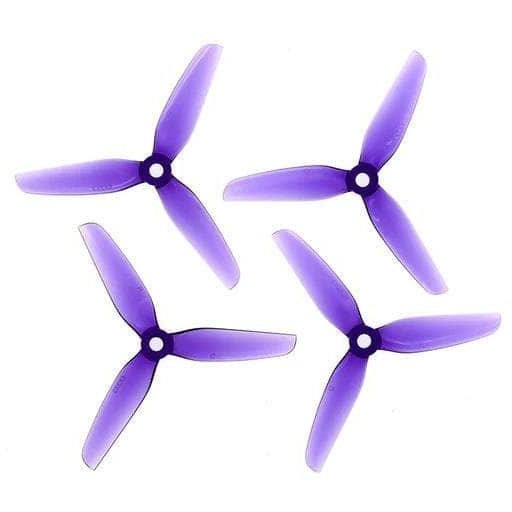  HQ Prop 4x3x3 Tri-Blade 4 Prop Pack 4 Pack - Light Purple、mySite、merchandisen