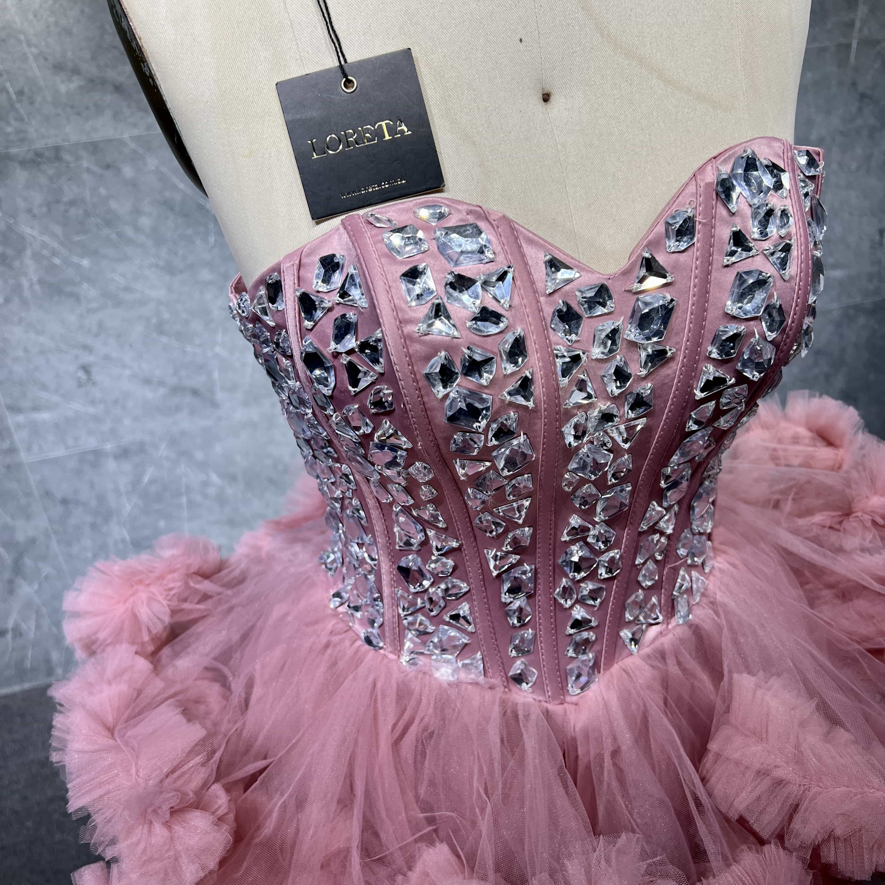  Crystalized Pink Tulle Corset Dress、mySite、merchandisen