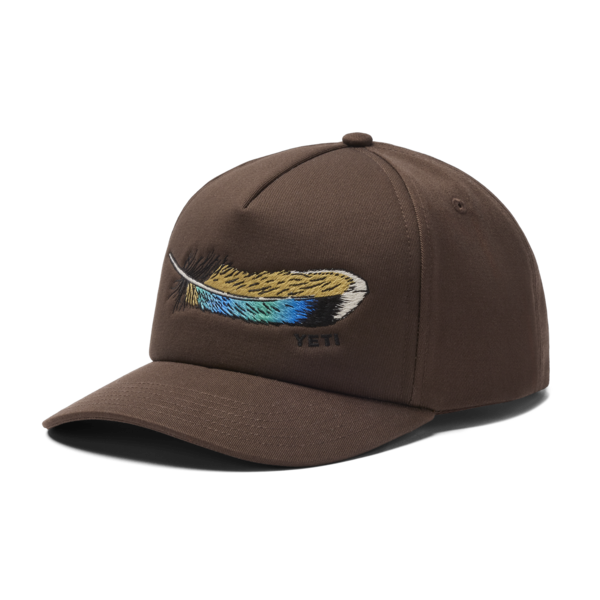 YETI Mid Pro Flat Brim Feather Hat、mySite、noshort