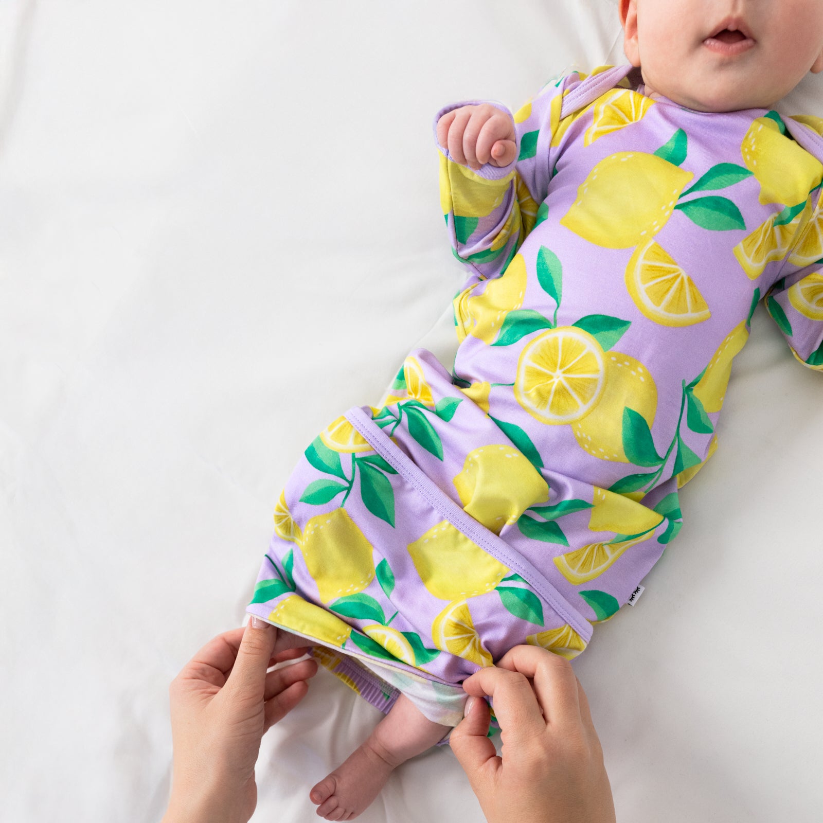 Lavender Sunny Citrus Infant Gown、mySite、g9winljtr