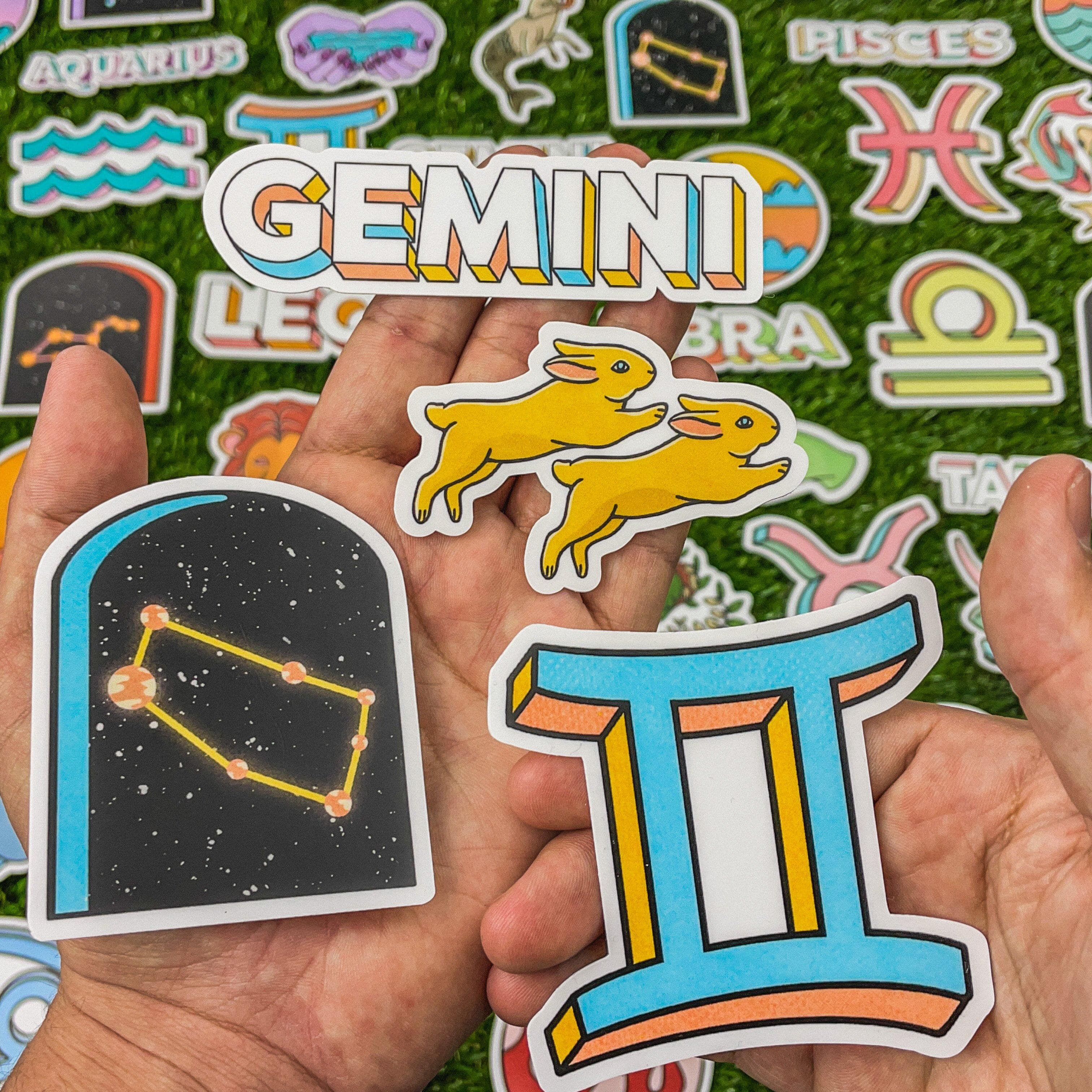  Gemini Zodiac Sticker 5 Pack、mySite、elrpsem3k