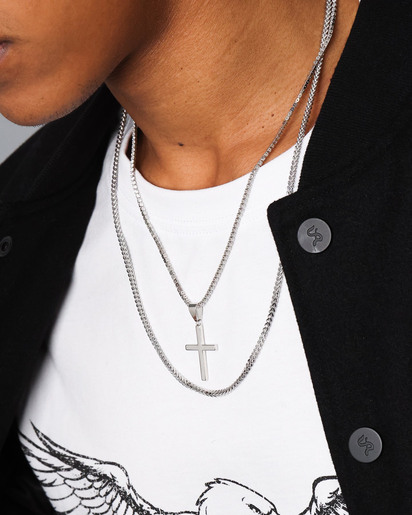 NXS Double Cross Chain White Gold、mySite、zt4zffjzw