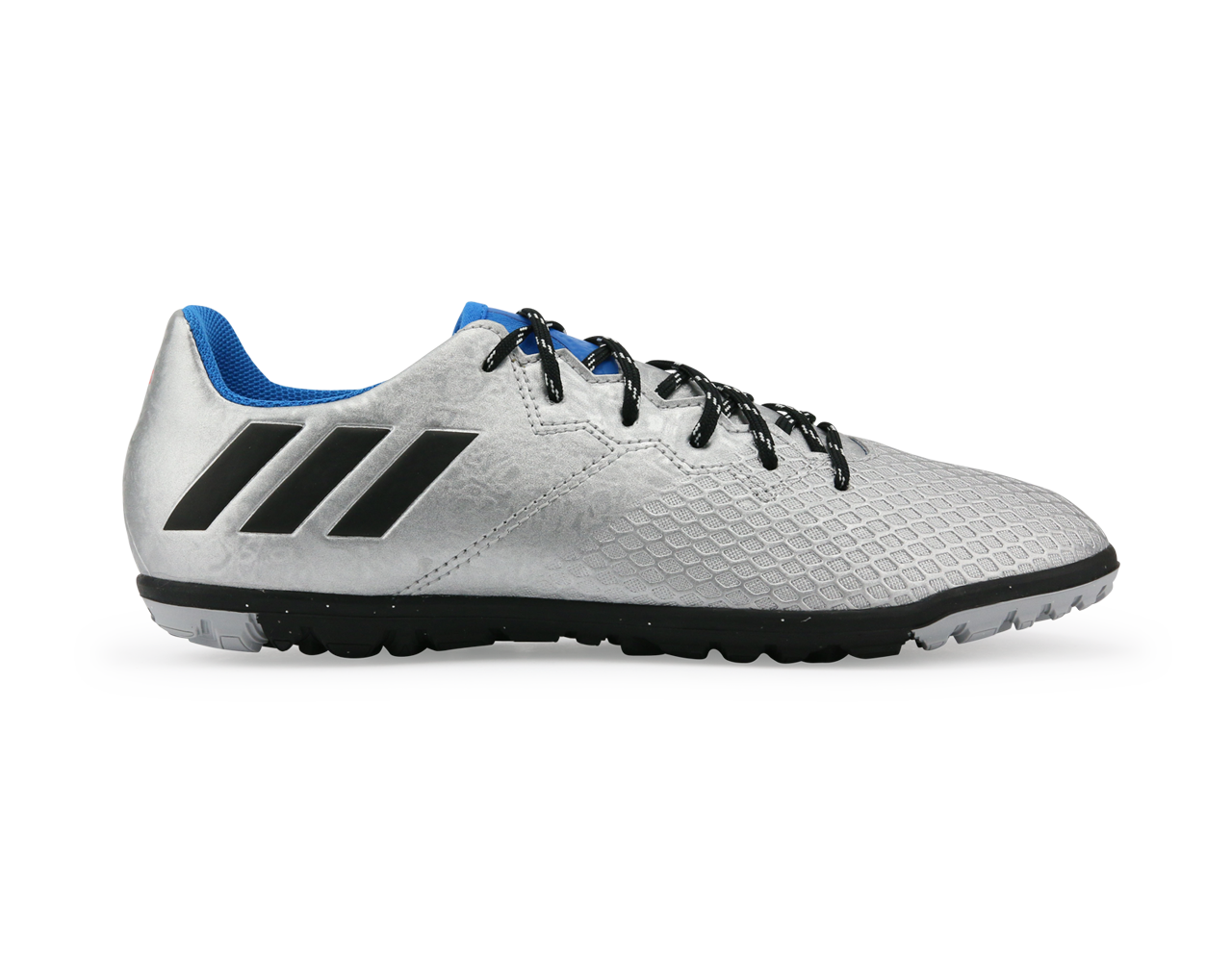 adidas Kids Messi 16.3 Turf Soccer Shoes Silver Metalic/Core Black/Sho Blue、mySite、bottomscart