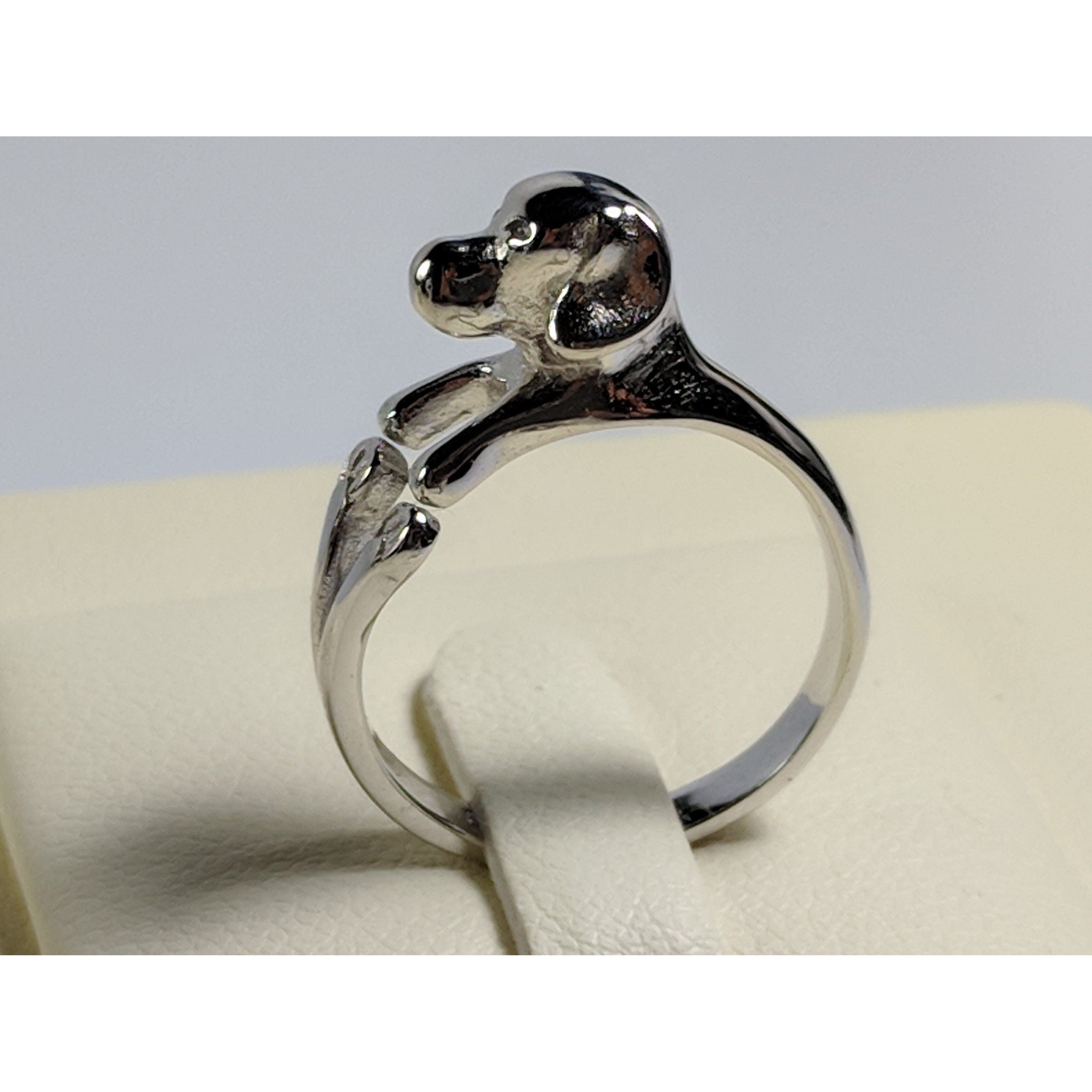 Dog Ring-Sterling Silver Dog Ring Wear your best friend all day!、mySite、g9winljtr