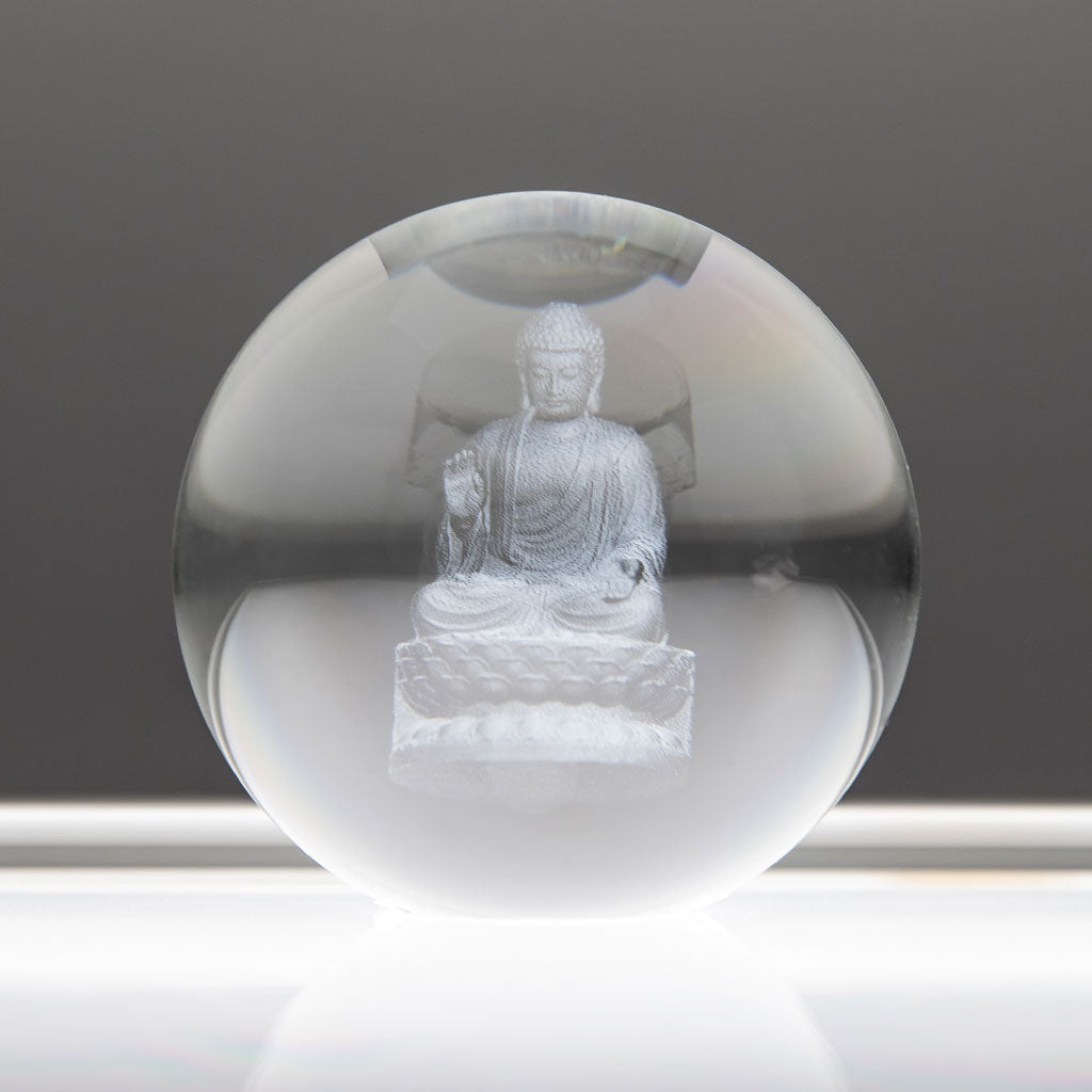 Etched Buddha Crystal Ball、mySite、topwebapps
