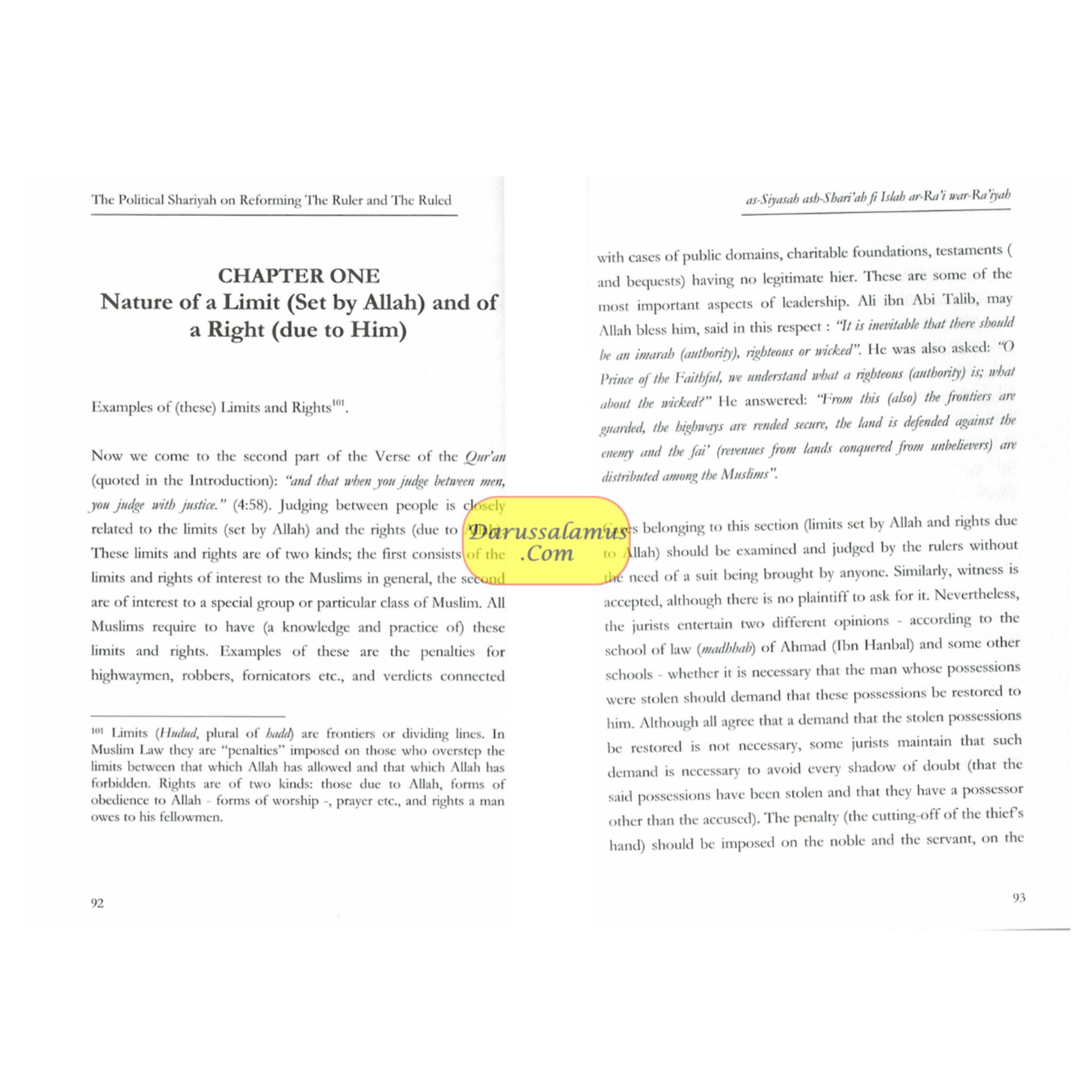 The Political Shariyah on Reforming the Ruler by Imam Ibn Taymiyyah、mySite、topwebapps