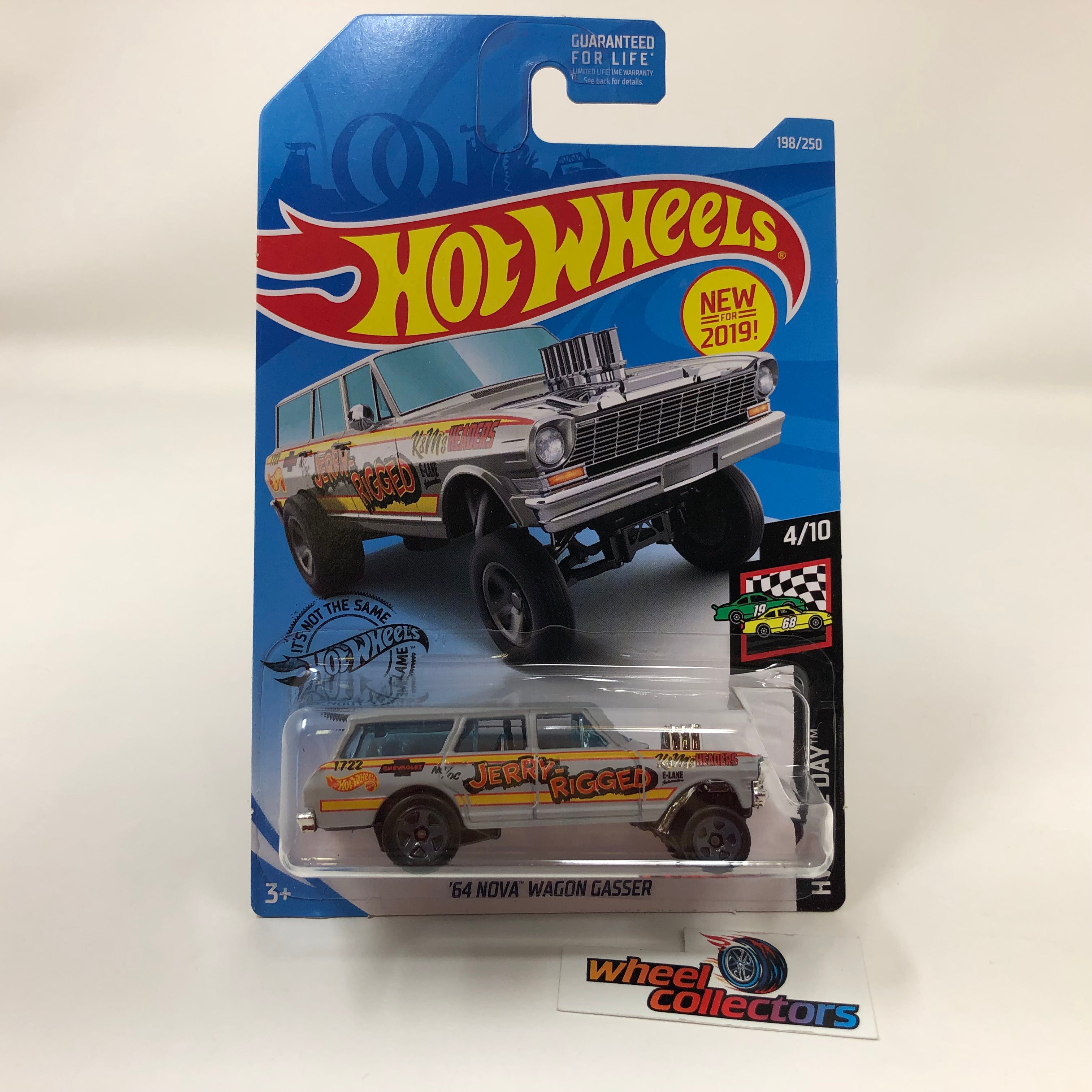 '64 Nova Wagon Gasser #198 * GREY * 2019 Hot Wheels USA、mySite、hgirdovlk