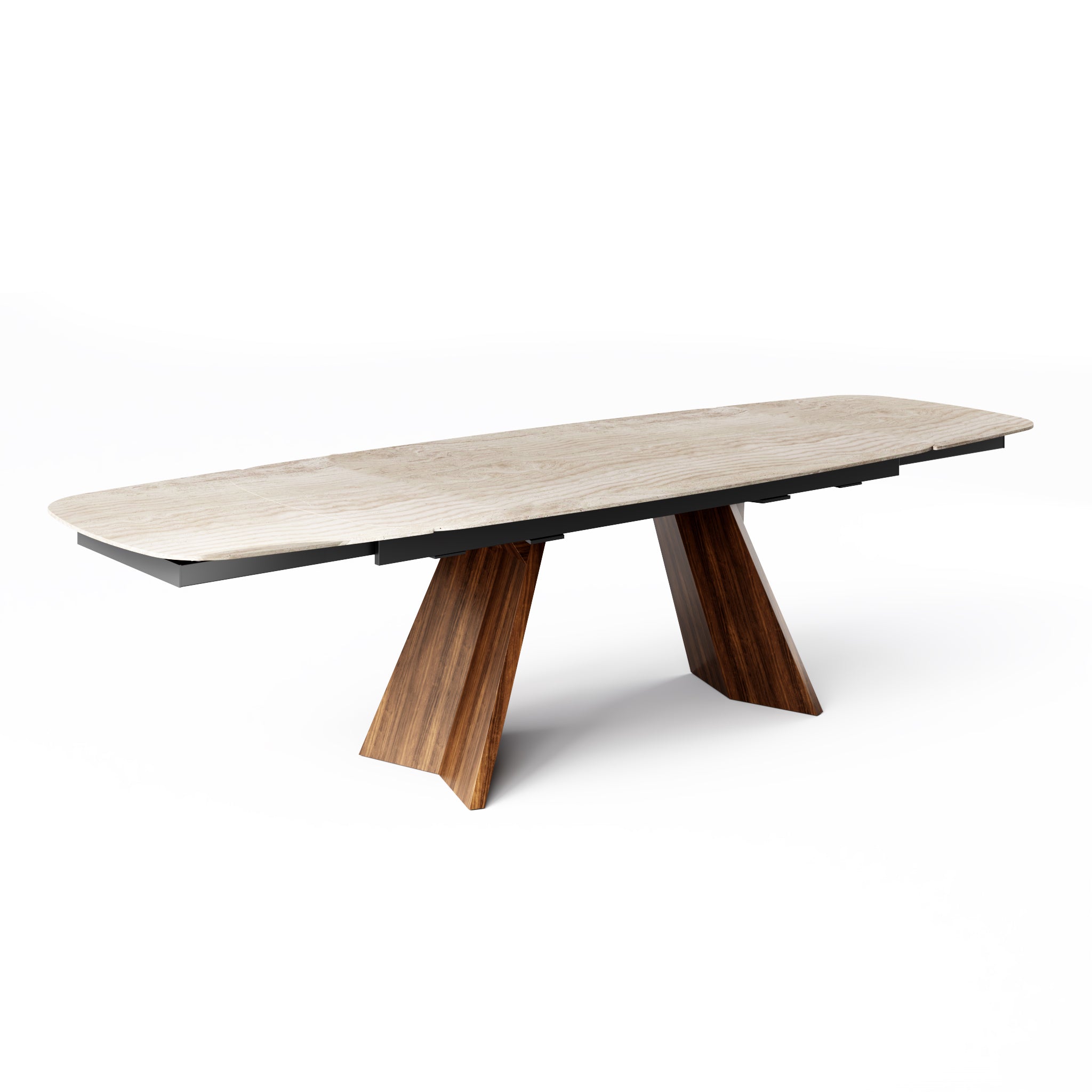  Icaro Extendable Dining Table with Marble and Ceramic Top Options、mySite、sugarbowlscore