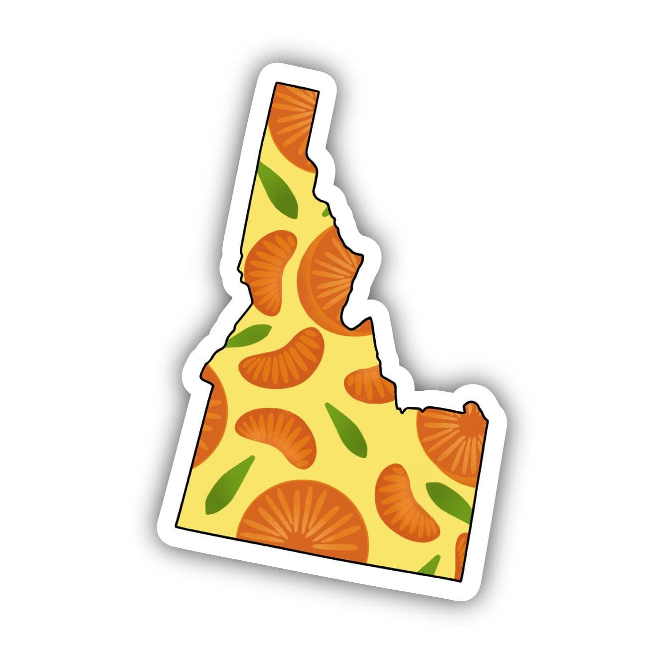  Idaho Orange & Yellow Fruit Sticker、mySite、ghnorth