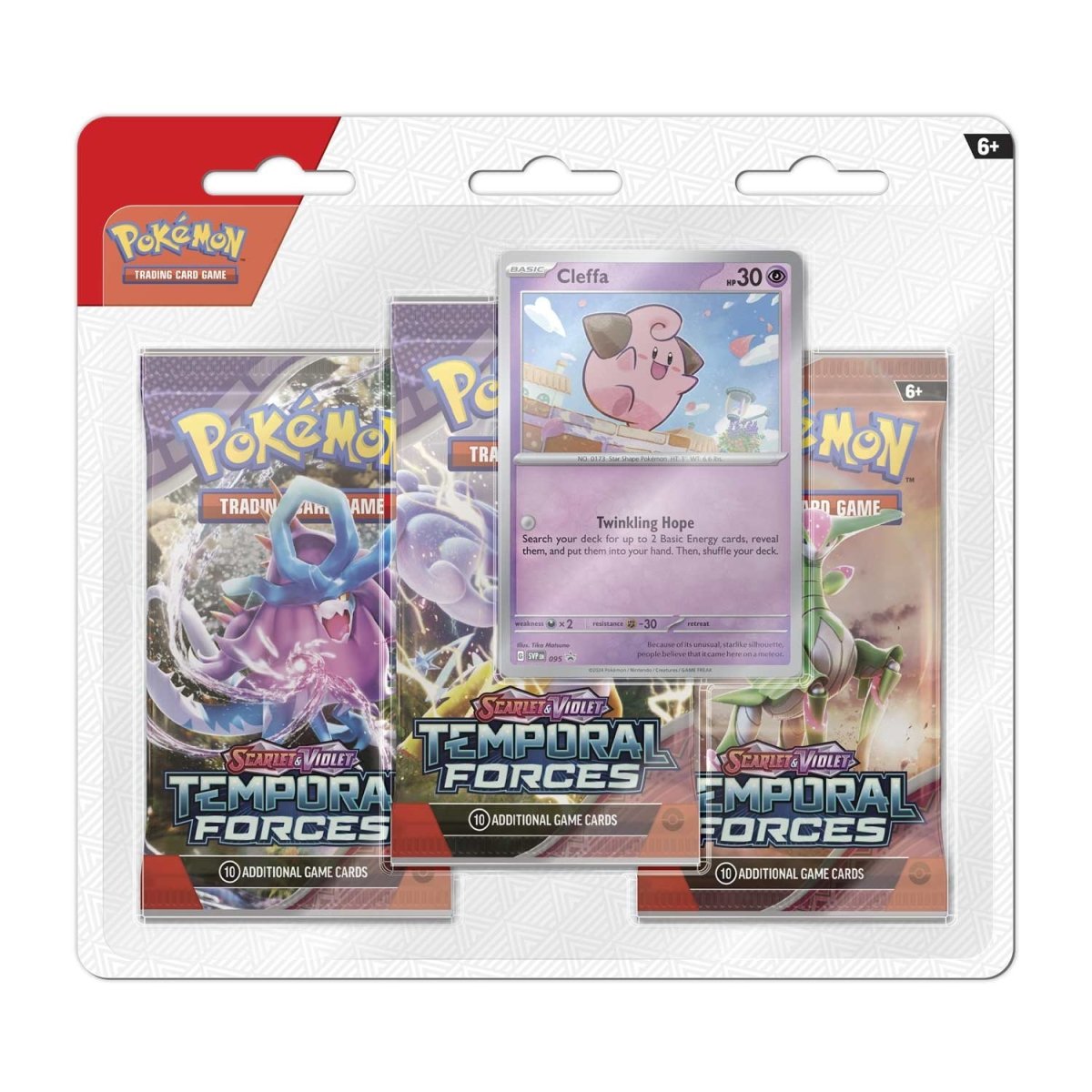 Pokémon TCG: Scarlet & Violet Temporal Forces 3 Booster Blister (Random Character)、mySite、hgirdovlk