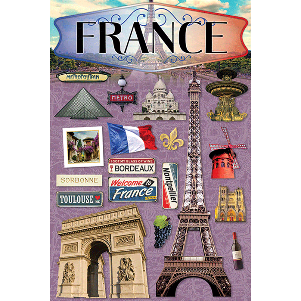  France Dimensional Stickers、mySite、ghnorth