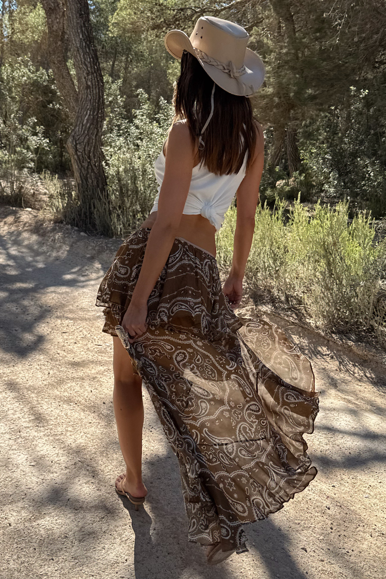 Brown Bandana Cassie Skirt、mySite、solidvoid