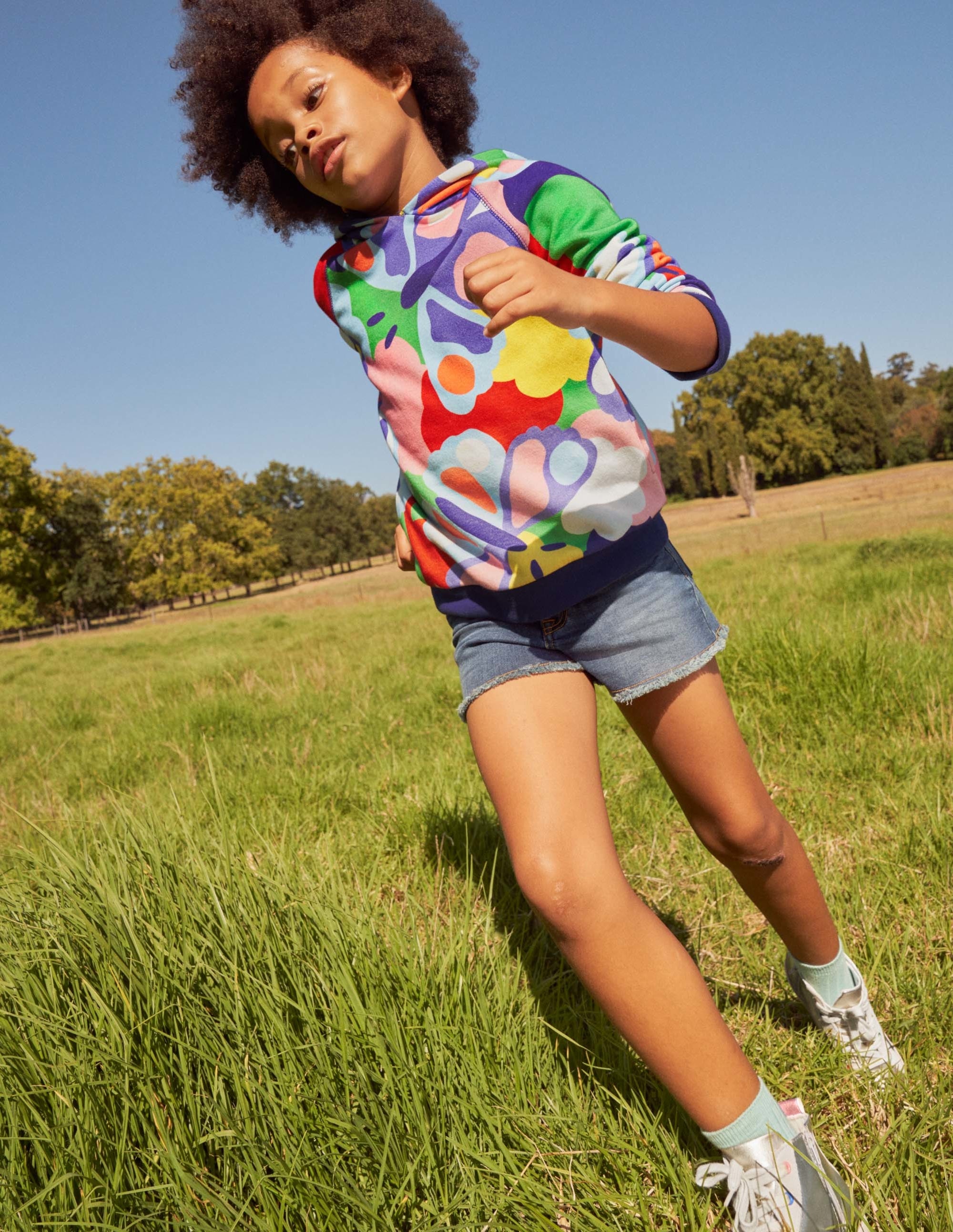  Printed Hoodie-Multi Bonkers Butterfly、mySite、ashleygrahame