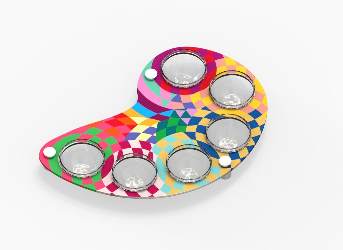  Reversible Painter's Palette Seder Plate、mySite、elrpsem3k