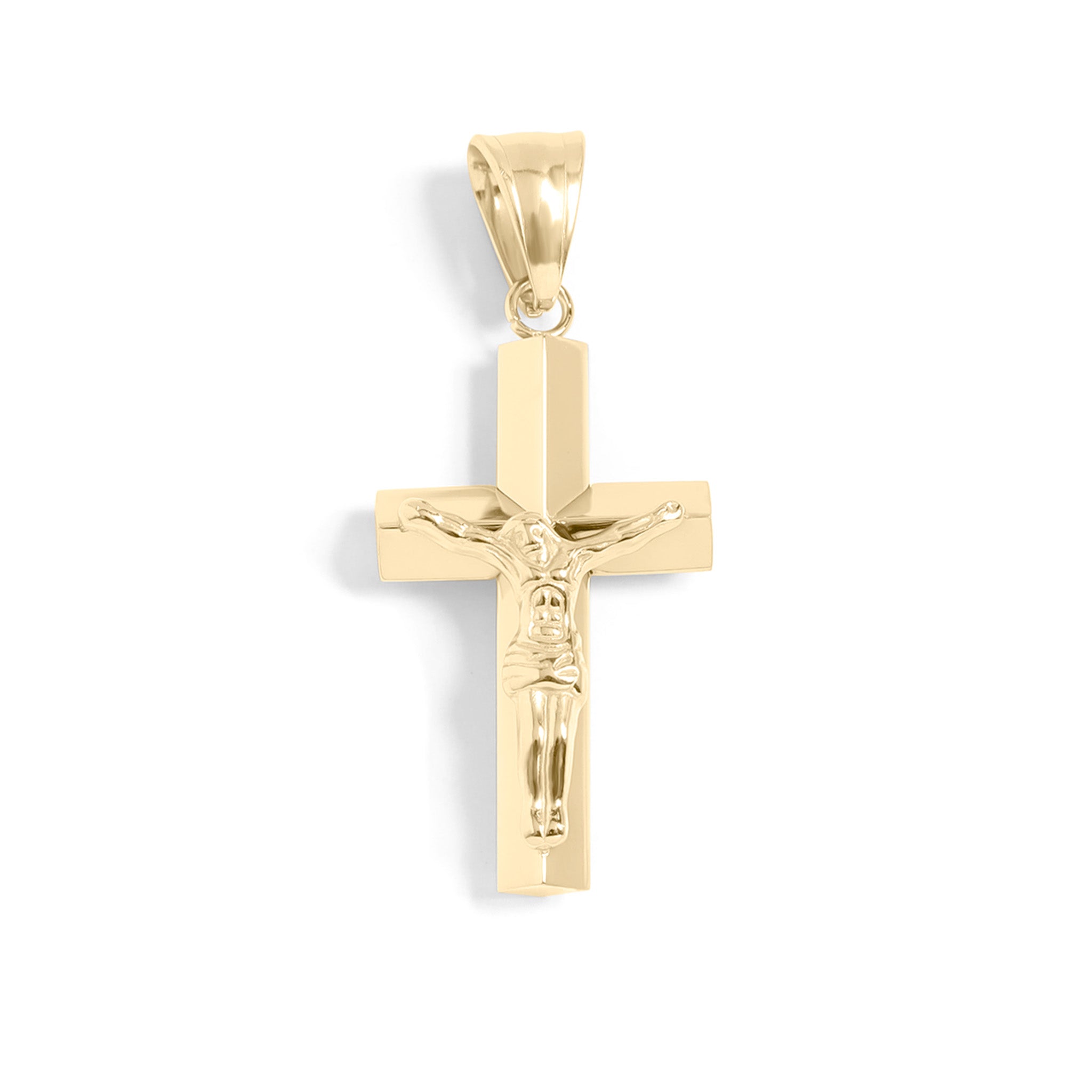 18K Gold PVD Stainless Steel Crucifix Cross Pendant / PDL9017、mySite、dreamappss