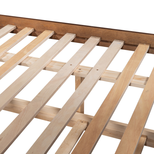 Full Over Full Bunk Bed with Twin Size Trundle, White ( old sku: LP000250AAK )、、casual