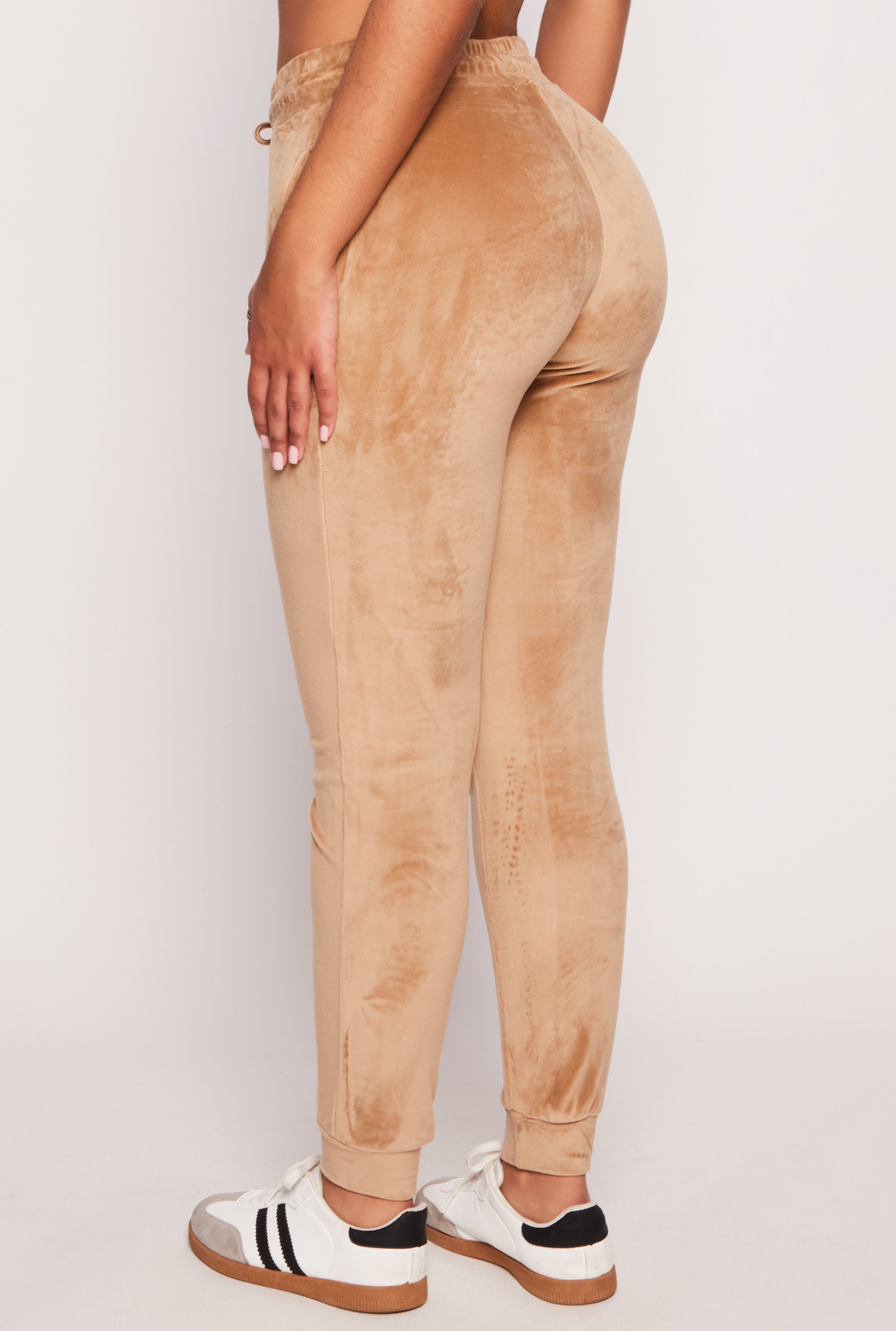 Velour Drawstring Joggers、mySite、camillekostekn