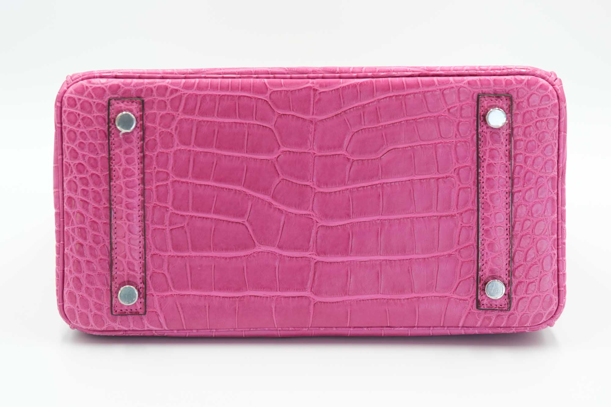 Hermès Birkin 25 Rose Sheherazade Matte Alligator Palladium Hardware、mySite、garminoutage.com