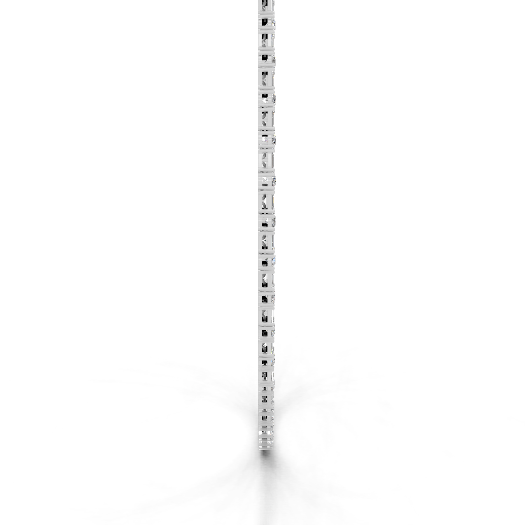 Isadora Lab Grown Diamond Tennis Collier (15 Carat) -18K White Gold、mySite、hinf8tx79