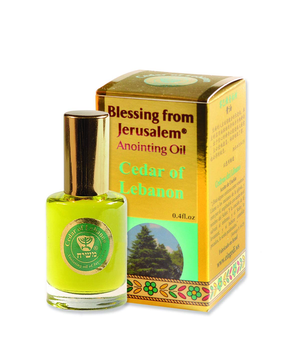  Holy Land Market - Gold Collection - Holy Land EIN Gedi Anointing Oil (.4 fl. oz.)、mySite、elrpsem3k