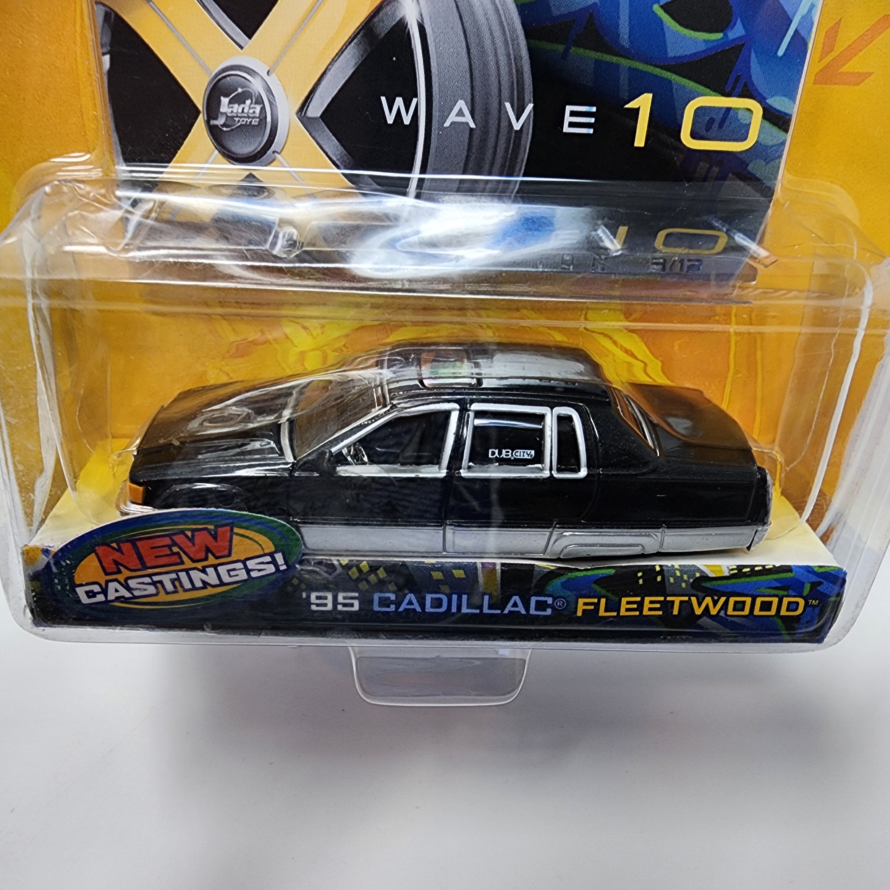 '95 Cadillac Fleetwood * Black * Jada Toys 1:64 Scale Dub City、mySite、hgirdovlk