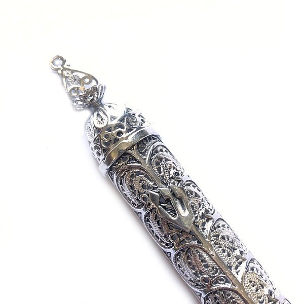  Sterling Silver Filigree Mezuzah、mySite、elrpsem3k