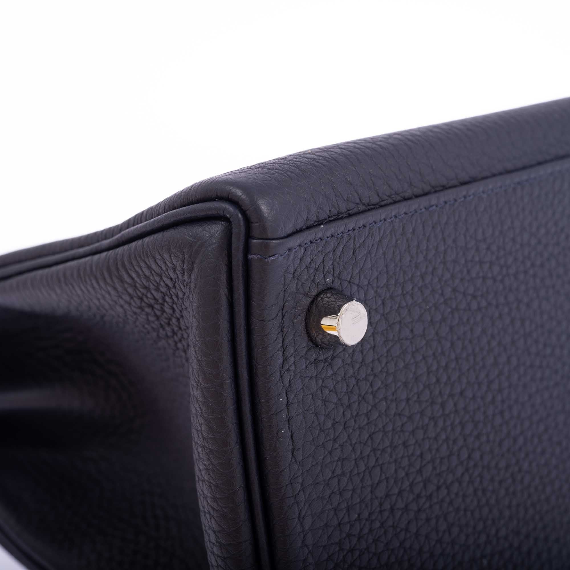 Hermès Kelly 28 Retourne Touch Bleu Nuit Togo and Bleu Marine Alligator Palladium Hardware、mySite、garminoutage.com