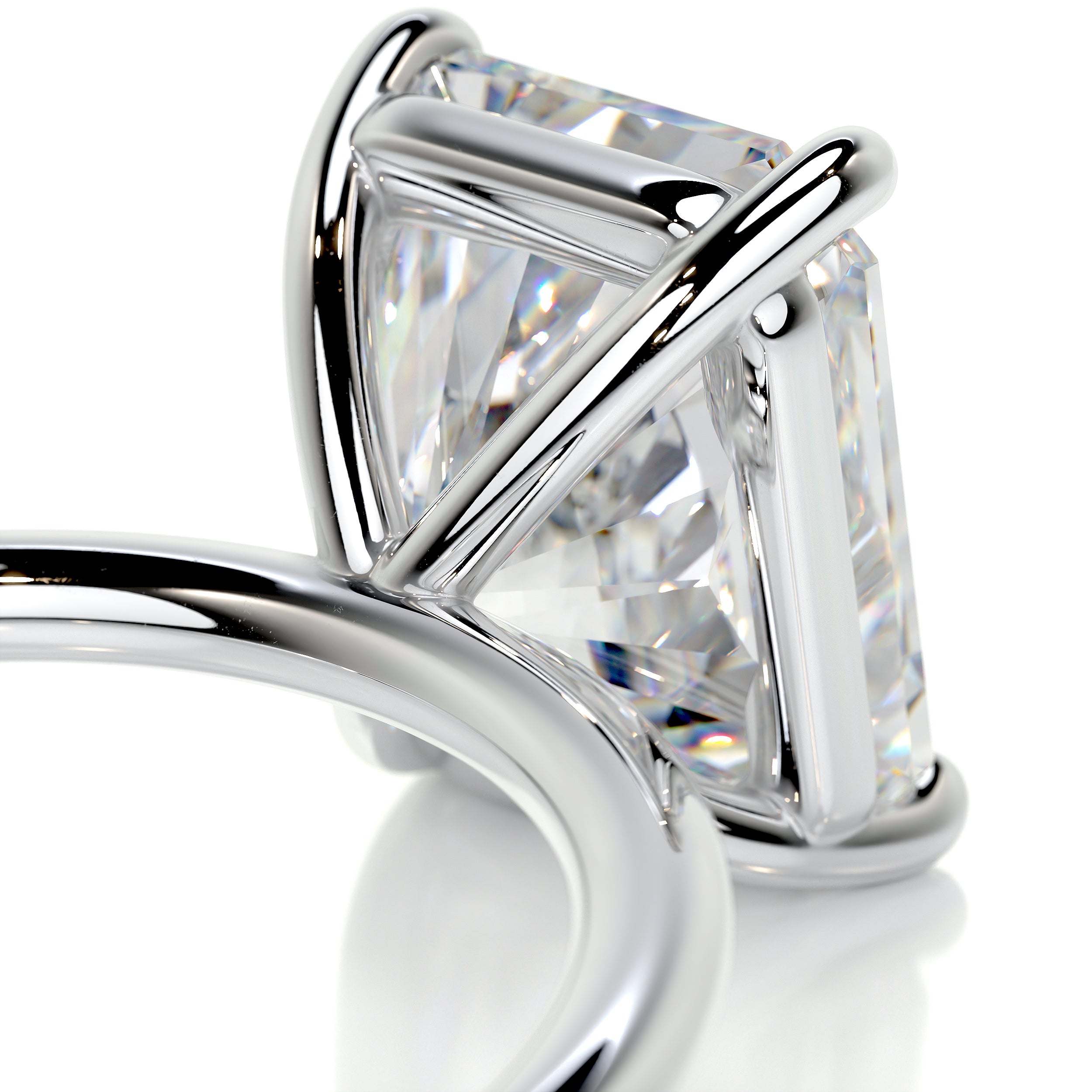 Harper Moissanite Ring -14K White Gold、mySite、hinf8tx79