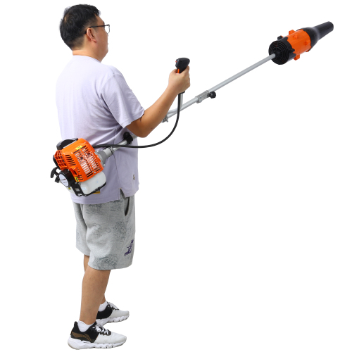 52cc Weed Eater/Wacker Gas Powered, 2 in 1 String Trimme,with 10'' Brush Cutter,Rubber Handle & Shoulder Strap Included、、eastwooduniform