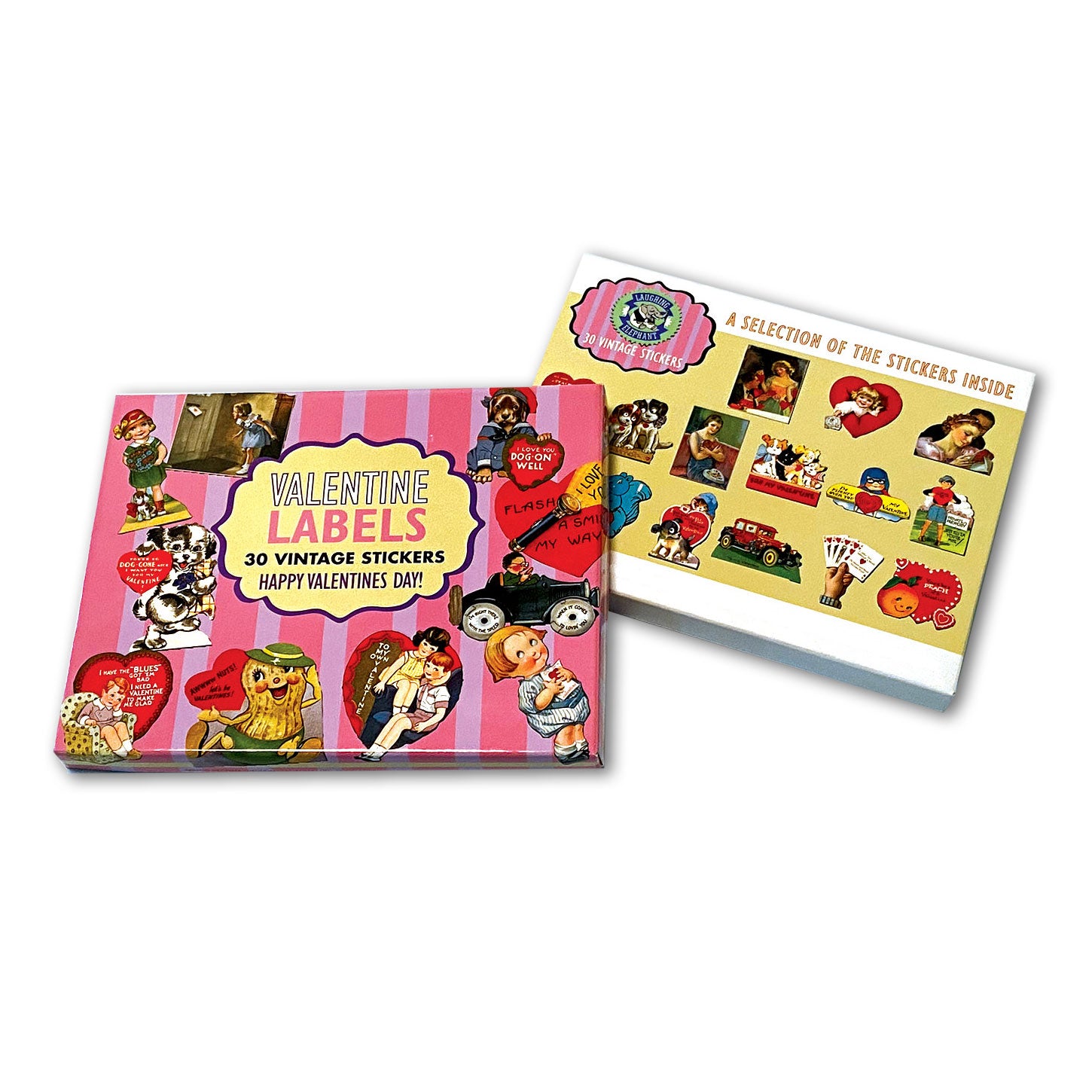  Valentine Vintage Label Stickers、mySite、ghnorth
