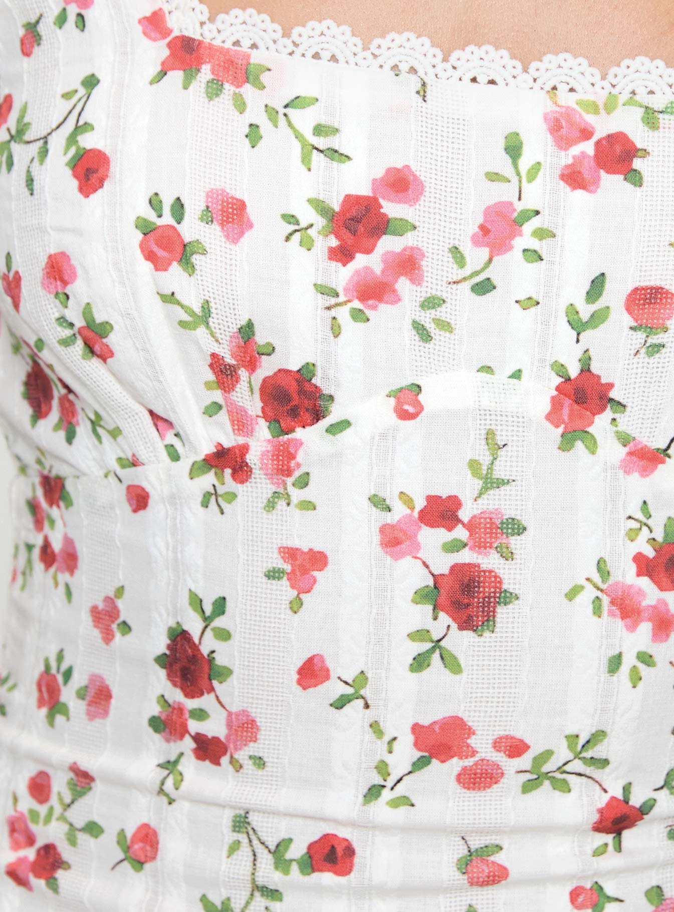 Dasha Mini Dress White Floral、mySite、solidvoid