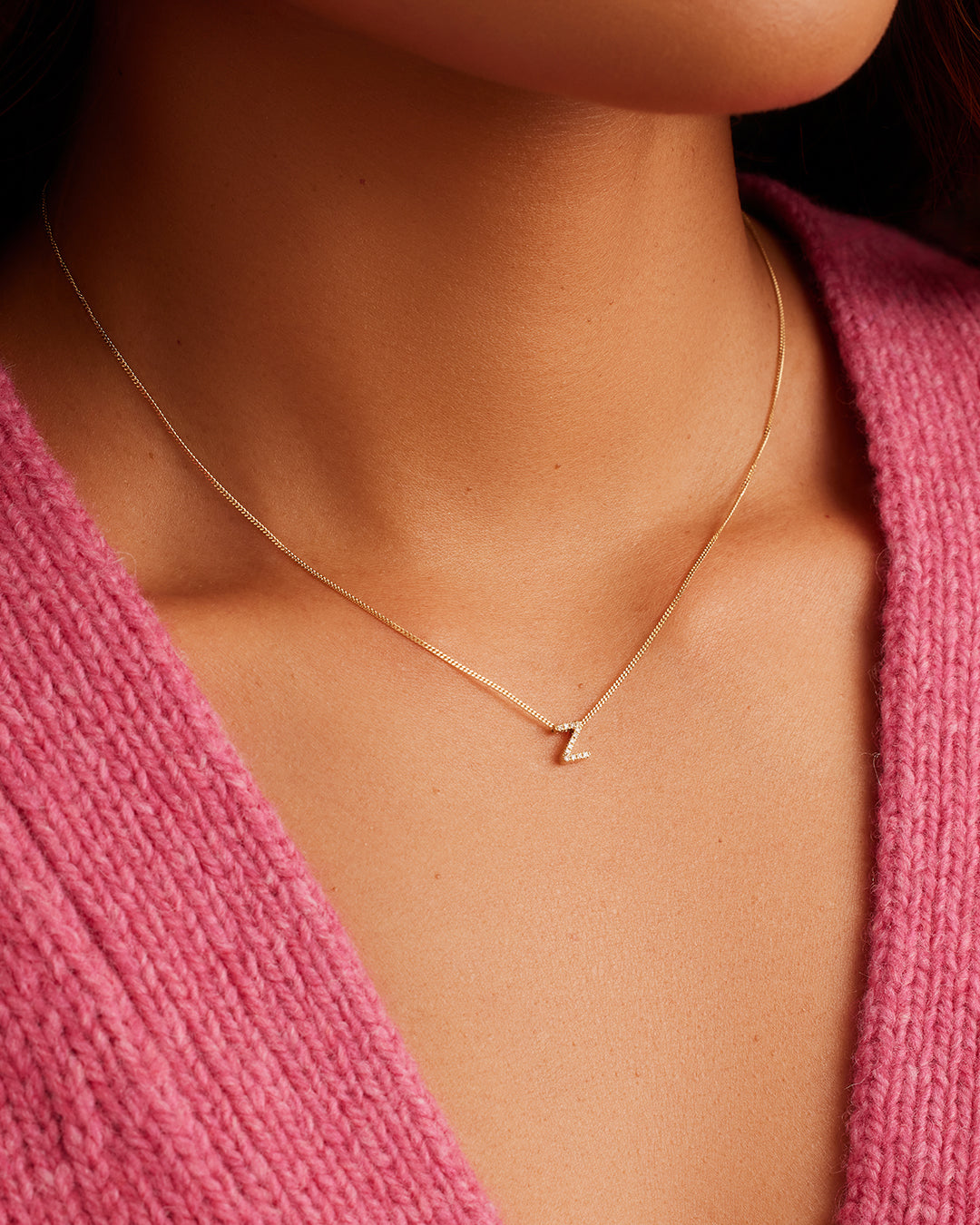 Diamond Alphabet Necklace、mySite、hinf8tx79