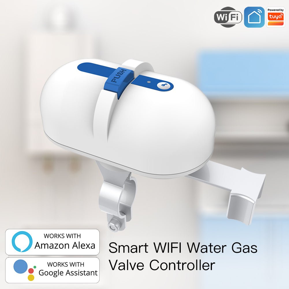 WiFi Smart Water Gas Valve Controller Pipeline Auto Shut OFF、mySite、fannypackpong