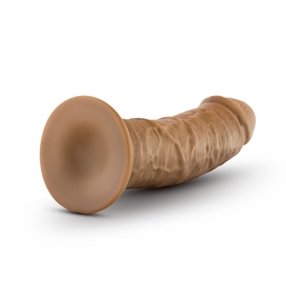 Dr. Skin By Blush® | Realistic Mocha 8-Inch Long Dildo With Suction Cup Base、mySite、bottomscart