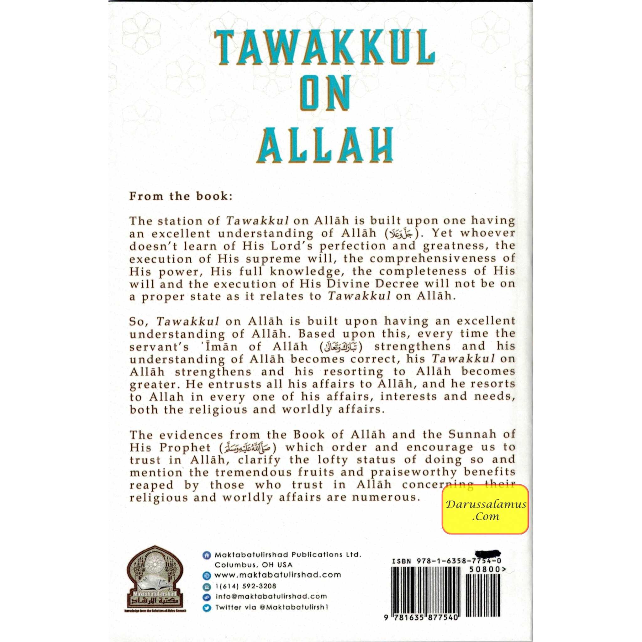 Tawakkul on Allah By Shaykh Abdur Razzaaq bin Abdul Muhsin al-Badr、mySite、topwebapps