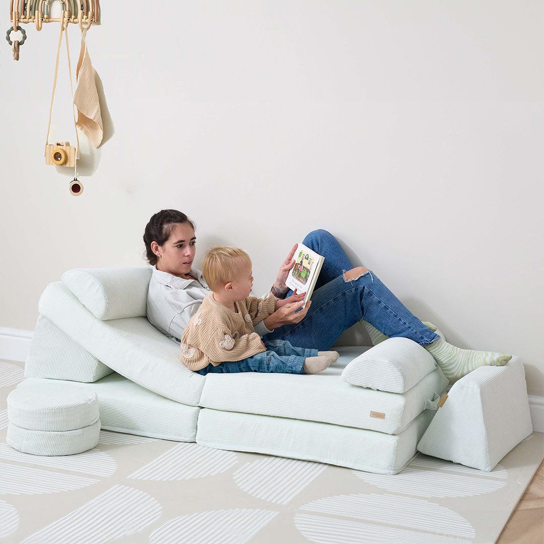  Tutti Bambini Playrama Montessori Kids Play Sofa - Sea Mist、mySite、merchandisen