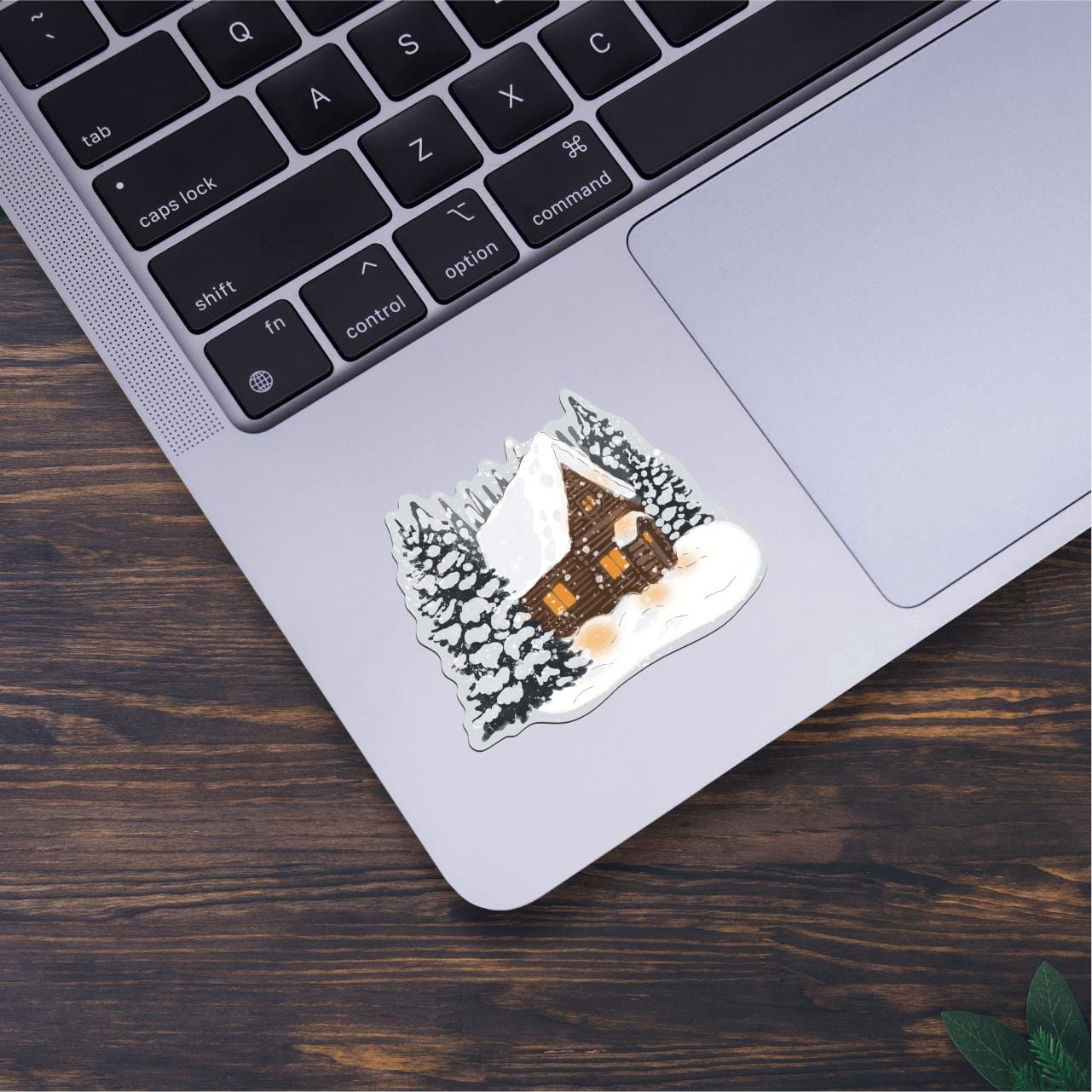  Log Cabin & Trees Sticker、mySite、elrpsem3k