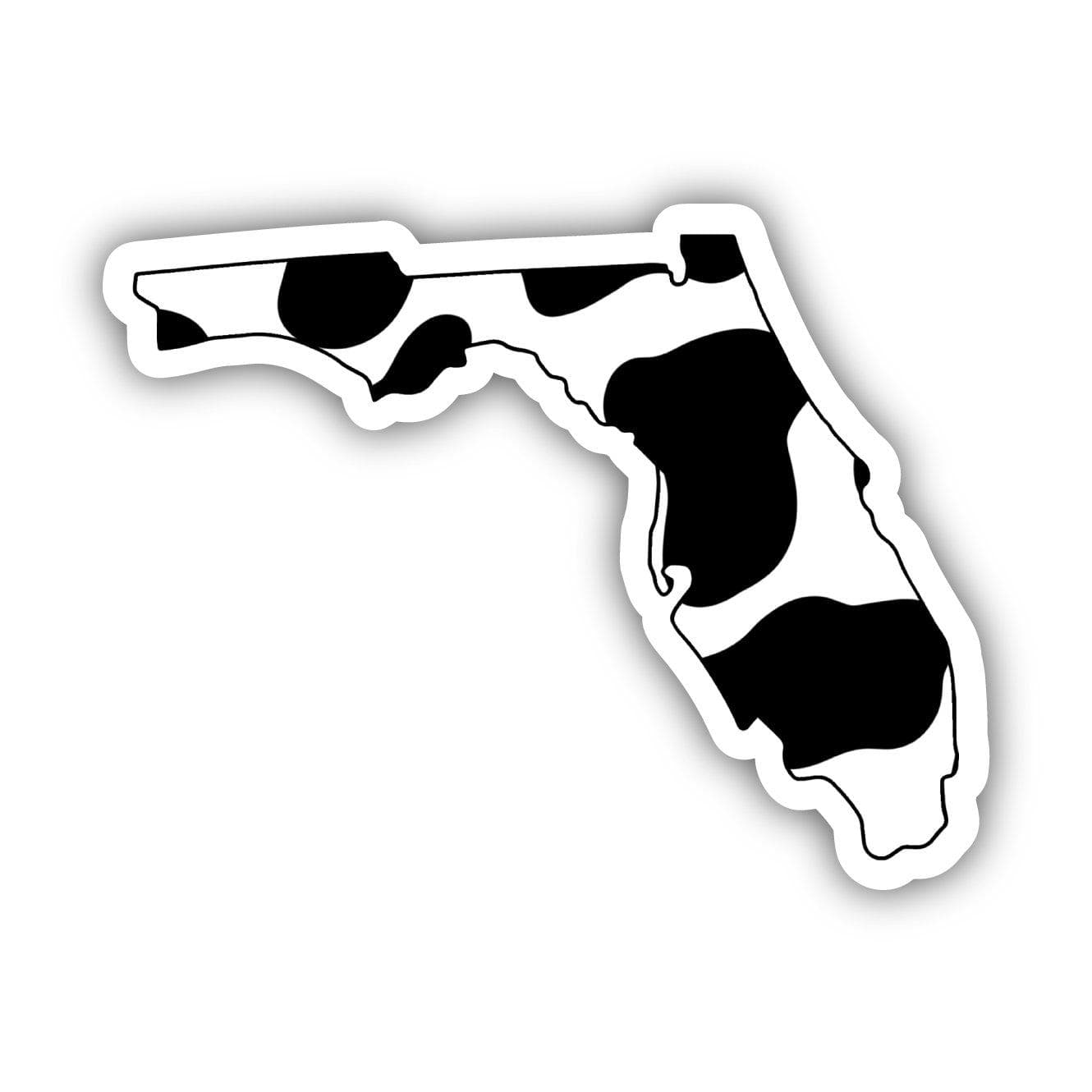 Florida Cow Pattern Sticker、mySite、elrpsem3k