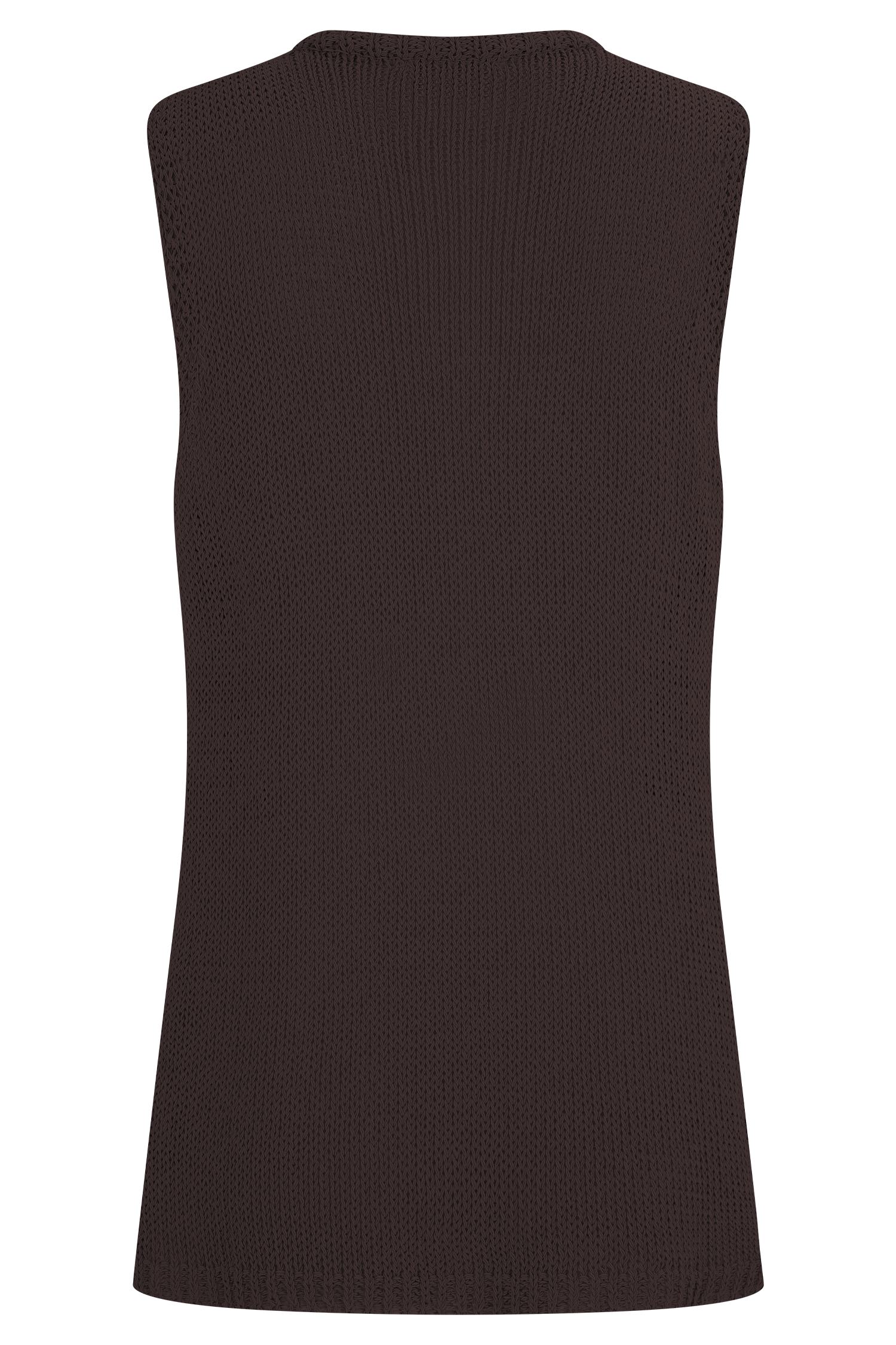 Malani Knit Top With Hardware - Chocolate、mySite、solidvoid