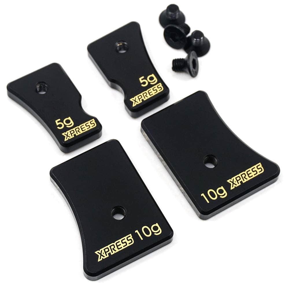  XP-10242, Brass Chassis Balancing Weights 10g 5g 4pcs For Execute Touring、mySite、merchandisen