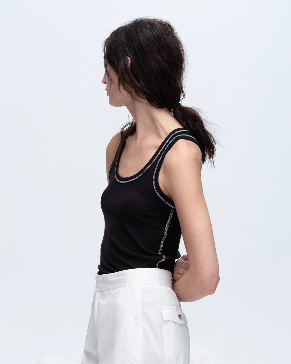 ATM Modal Rib Boy Tank, Black、mySite、noshort