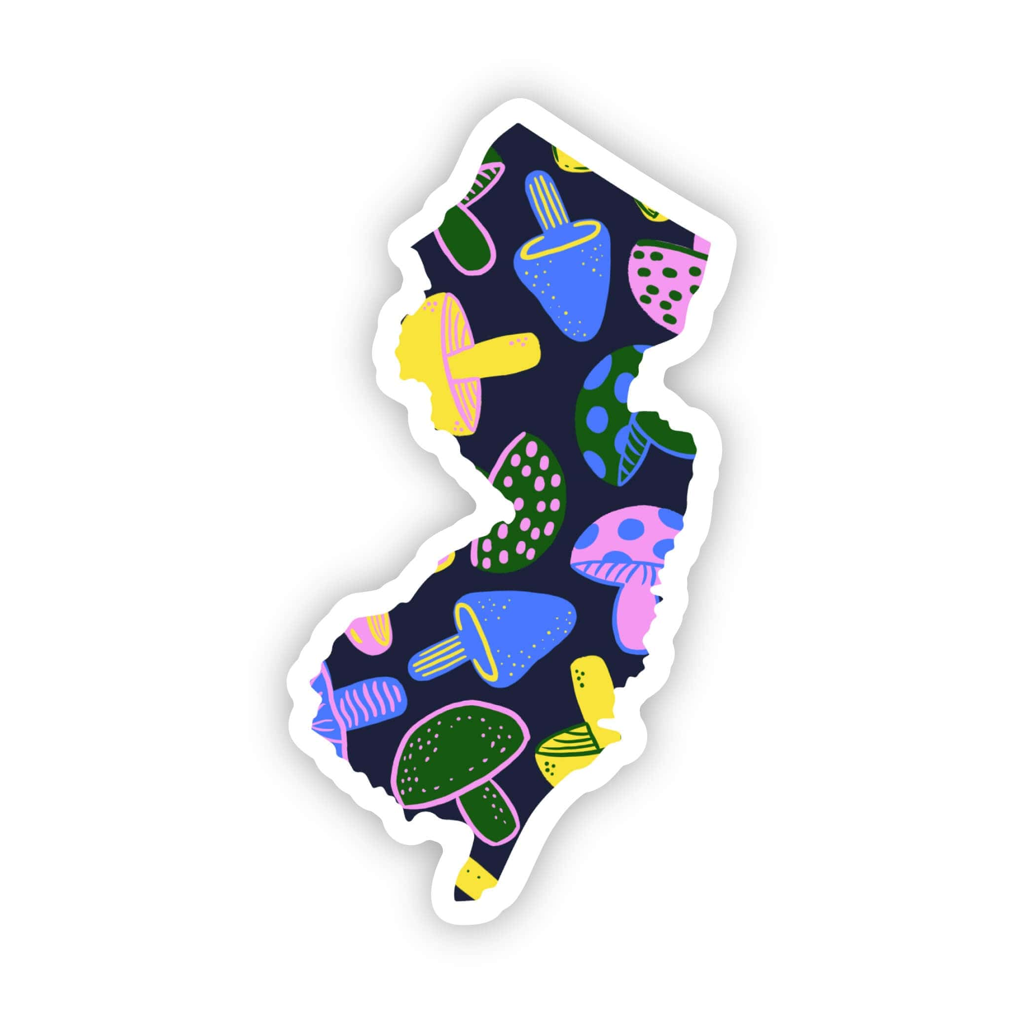  New Jersey Sticker - Mushroom、mySite、elrpsem3k