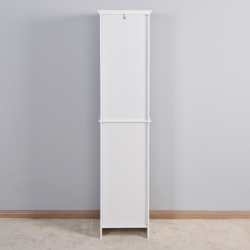 White Lift Top Entryway Storage Cabinet with 2 Safety Hinge, Wooden Toy Box、、casual