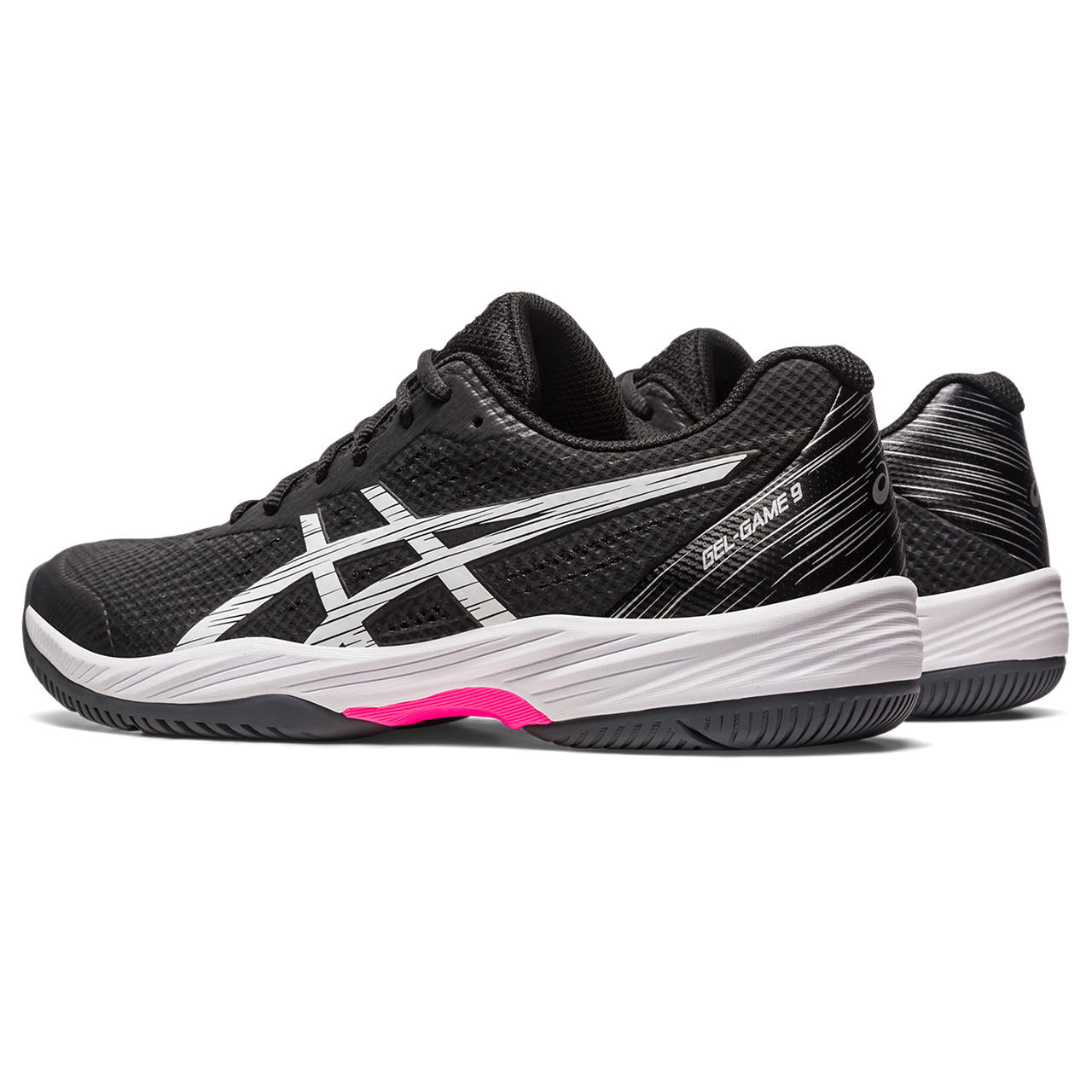 Asics Gel Game 9 Men's Tennis Shoe (Black/Pink)