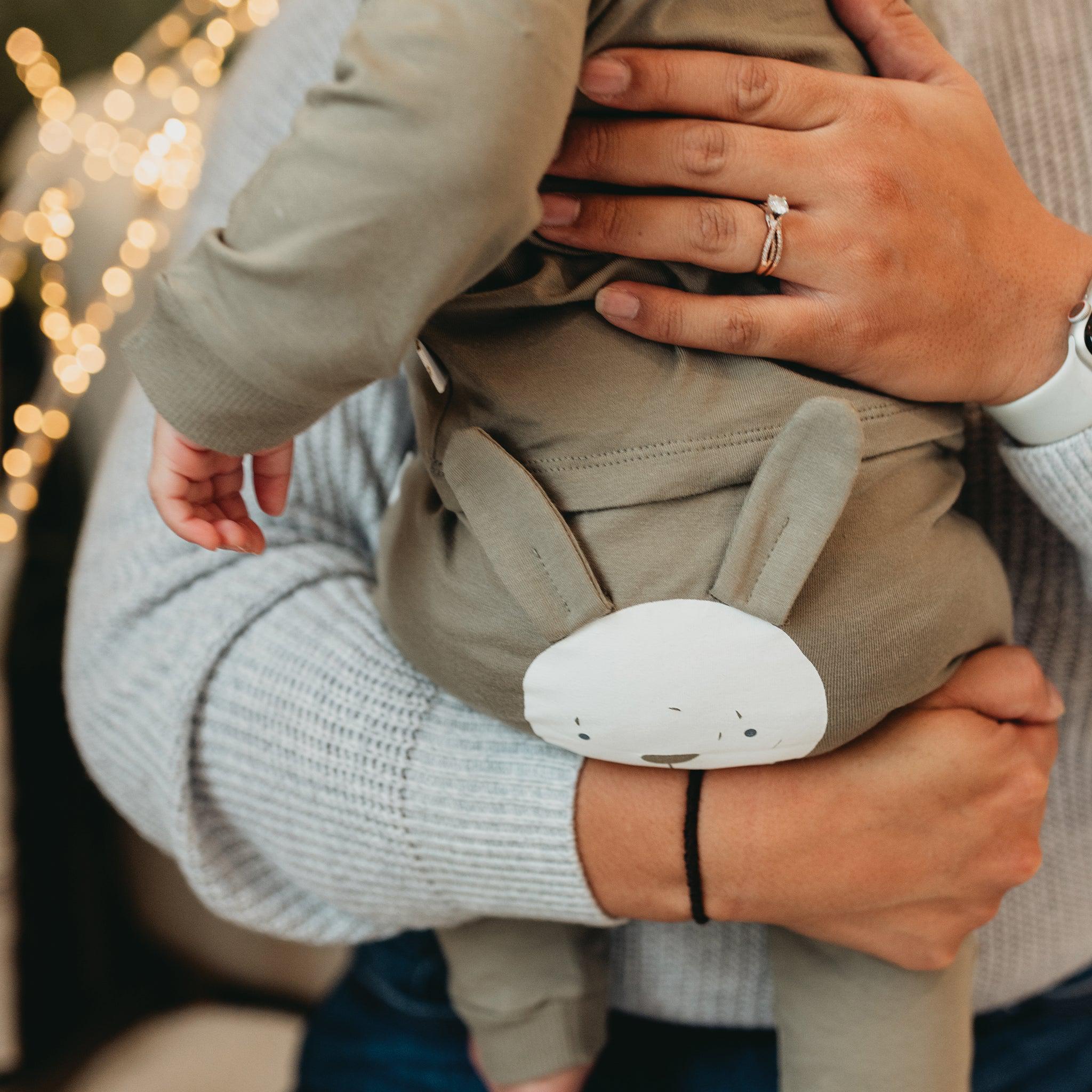 RETIRED - Organic Long Sleeve Bunny Pant Set - Bayleaf、mySite、g9winljtr